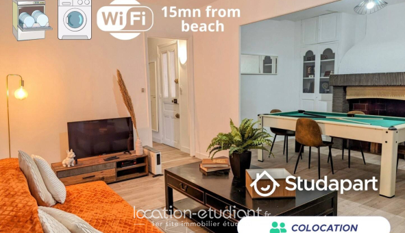 Colocation étudiante Studio &agrave; Béziers (34500)