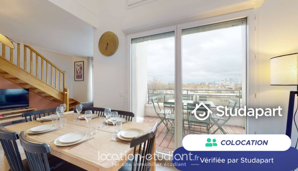Colocation étudiante Duplex &agrave; Bezons (95870)
