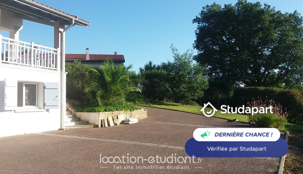 Colocation étudiante Studio &agrave; Bidart (64210)