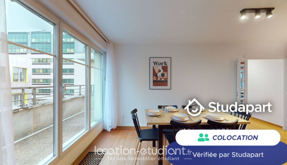 Colocation étudiante Studio &agrave; Bobigny (93000)