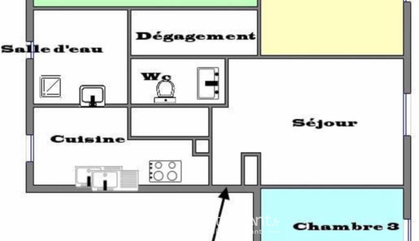 Colocation étudiante T4 &agrave; Bobigny (93000)
