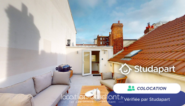 Colocation étudiante Studio &agrave; Bois Colombes (92270)