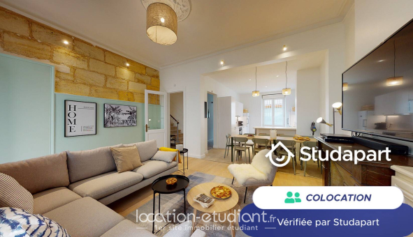 Colocation étudiante Studio &agrave; Bordeaux (33300)