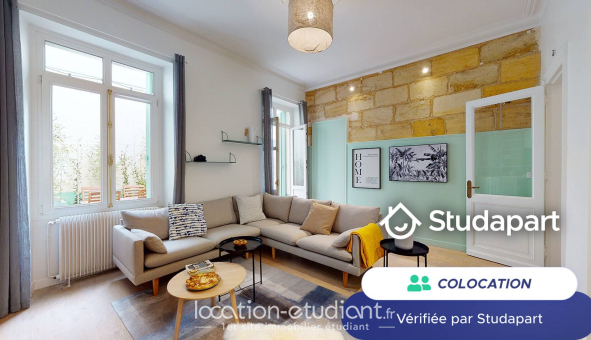 Colocation étudiante Studio &agrave; Bordeaux (33300)