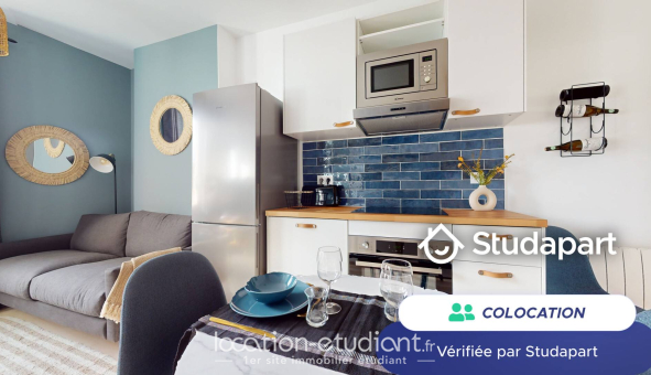 Colocation étudiante Studio &agrave; Bordeaux (33300)