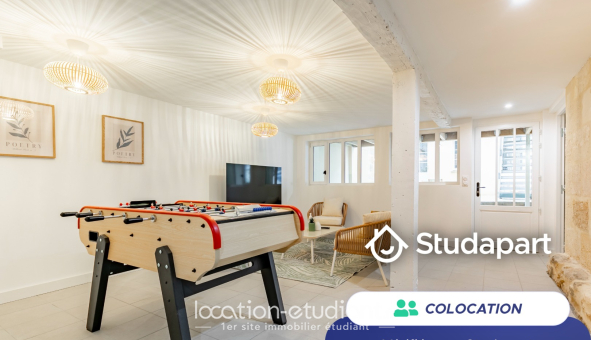 Colocation étudiante Studio &agrave; Bordeaux (33300)