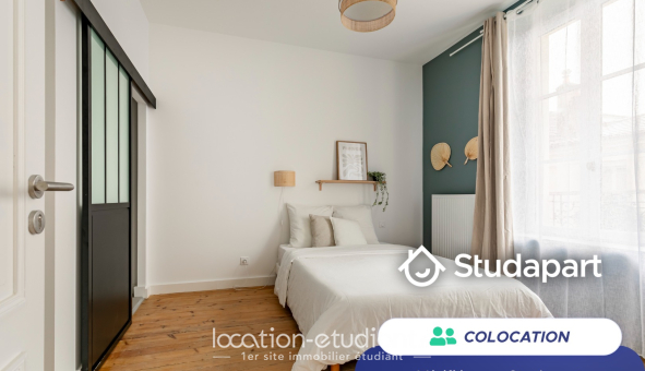 Colocation étudiante Studio &agrave; Bordeaux (33300)