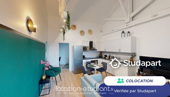 Colocation étudiante Studio &agrave; Bordeaux (33300)