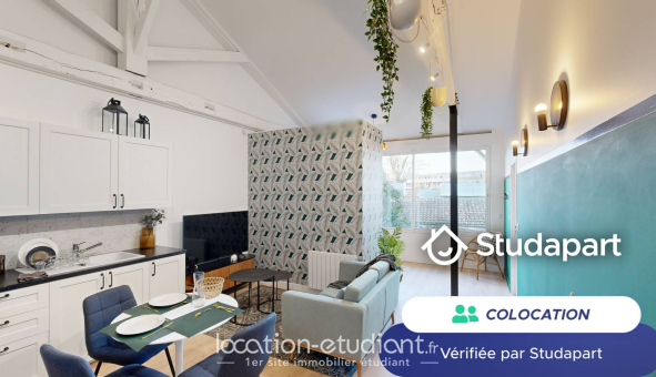 Colocation étudiante Studio &agrave; Bordeaux (33300)