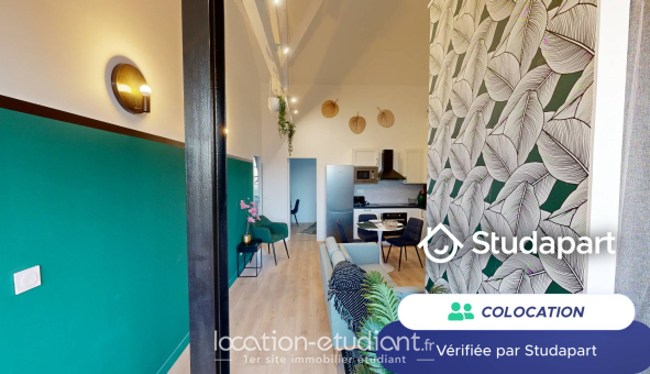 Colocation étudiante Studio &agrave; Bordeaux (33300)