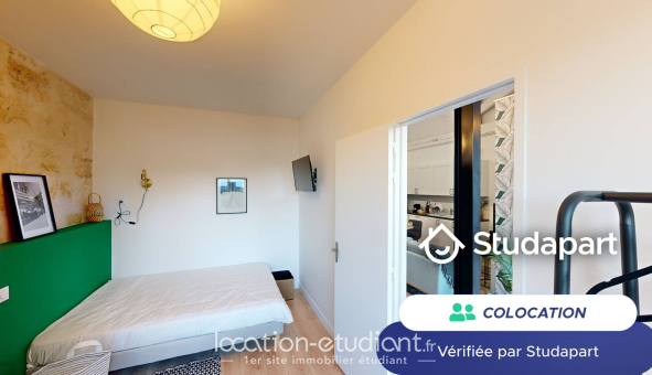 Colocation étudiante Studio &agrave; Bordeaux (33300)