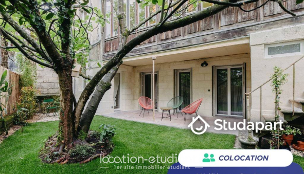 Colocation étudiante Studio &agrave; Bordeaux (33300)