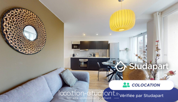 Colocation étudiante Studio &agrave; Bordeaux (33300)