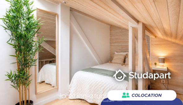 Colocation étudiante Studio &agrave; Bordeaux (33300)