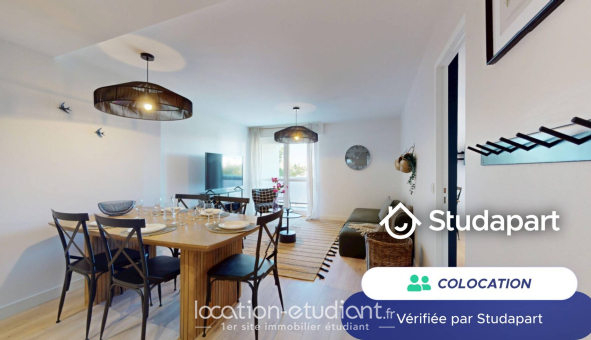 Colocation étudiante Studio &agrave; Bordeaux (33300)
