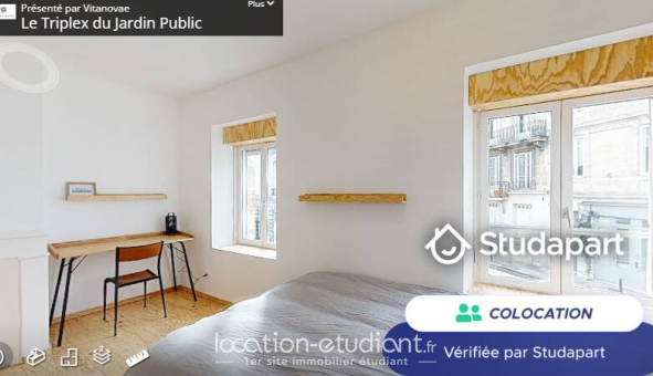 Colocation étudiante Studio &agrave; Bordeaux (33300)