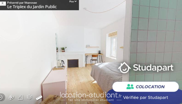 Colocation étudiante Studio &agrave; Bordeaux (33300)