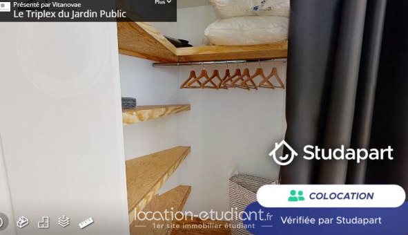 Colocation étudiante Studio &agrave; Bordeaux (33300)