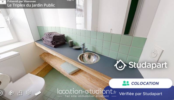 Colocation étudiante Studio &agrave; Bordeaux (33300)