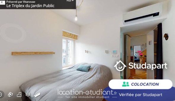 Colocation étudiante Studio &agrave; Bordeaux (33300)