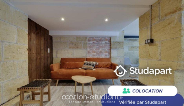 Colocation étudiante Studio &agrave; Bordeaux (33300)