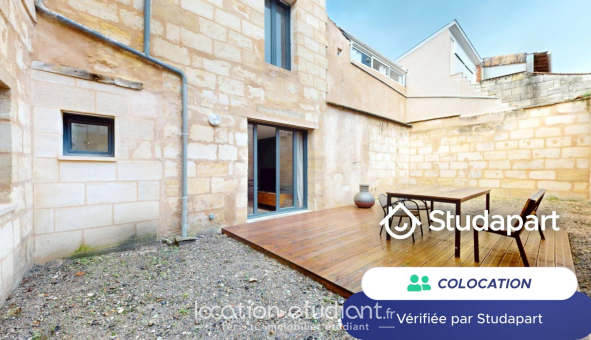 Colocation étudiante Studio &agrave; Bordeaux (33300)
