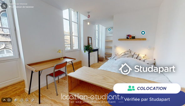 Colocation étudiante Studio &agrave; Bordeaux (33300)