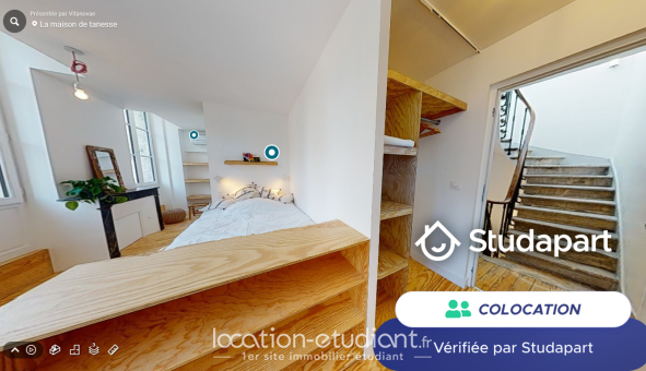 Colocation étudiante Studio &agrave; Bordeaux (33300)