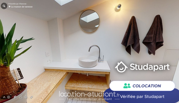 Colocation étudiante Studio &agrave; Bordeaux (33300)