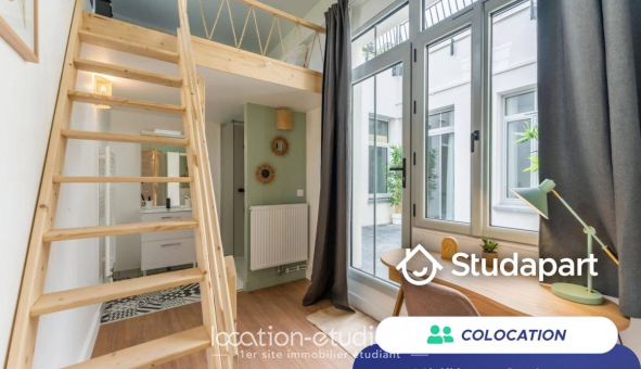Colocation étudiante Studio &agrave; Bordeaux (33300)