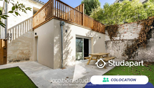 Colocation étudiante Studio &agrave; Bordeaux (33300)