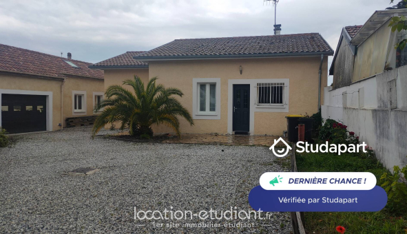 Colocation étudiante Studio &agrave; Boucau (64340)