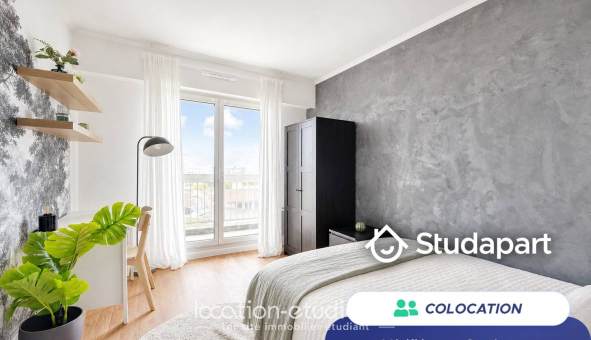 Colocation étudiante Studio &agrave; Boulogne Billancourt (92100)