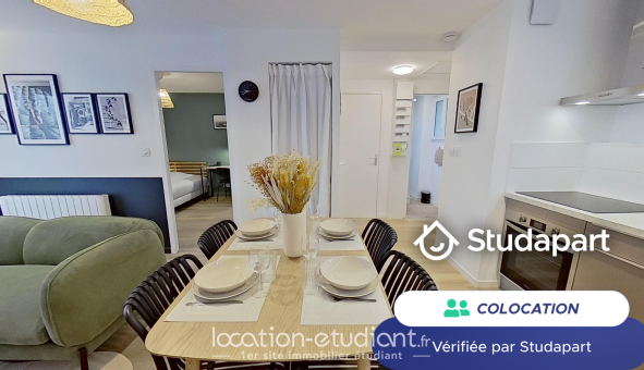 Colocation étudiante Studio &agrave; Brest (29200)