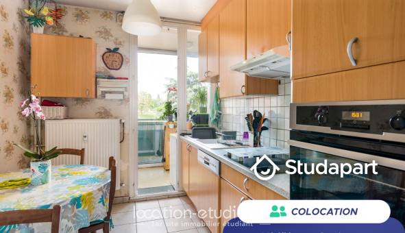 Colocation étudiante Studio &agrave; Bron (69500)