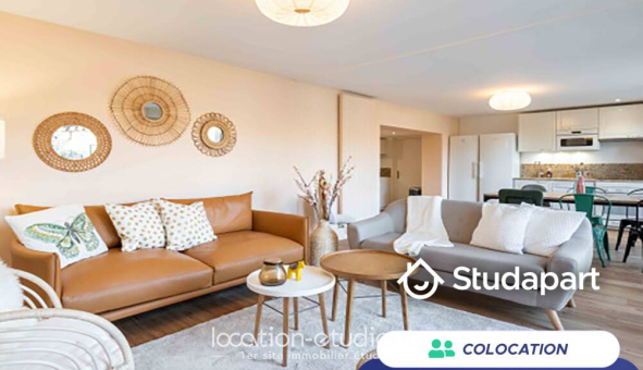 Colocation étudiante Studio &agrave; Bron (69500)
