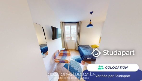 Colocation étudiante Studio &agrave; Caluire et Cuire (69300)
