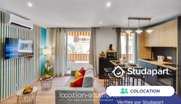 Colocation étudiante T4 &agrave; Cannes (06400)