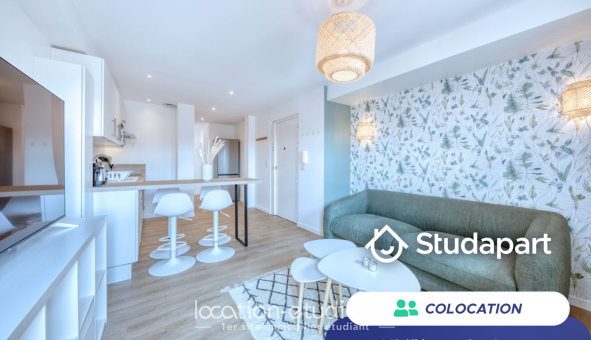 Colocation étudiante T4 &agrave; Cannes (06400)