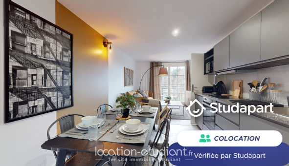 Colocation étudiante Studio &agrave; Cergy (95000)
