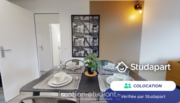 Colocation étudiante Studio &agrave; Cergy (95000)