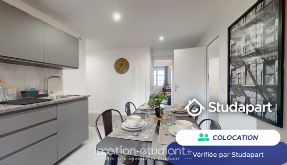 Colocation étudiante Studio &agrave; Cergy (95000)
