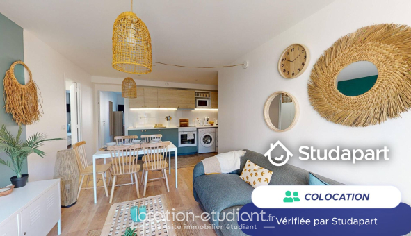Colocation étudiante Studio &agrave; Cergy (95000)