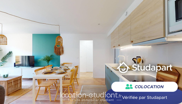 Colocation étudiante Studio &agrave; Cergy (95000)