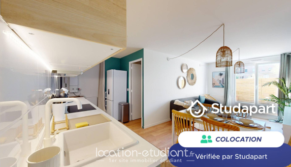 Colocation étudiante Studio &agrave; Cergy (95000)