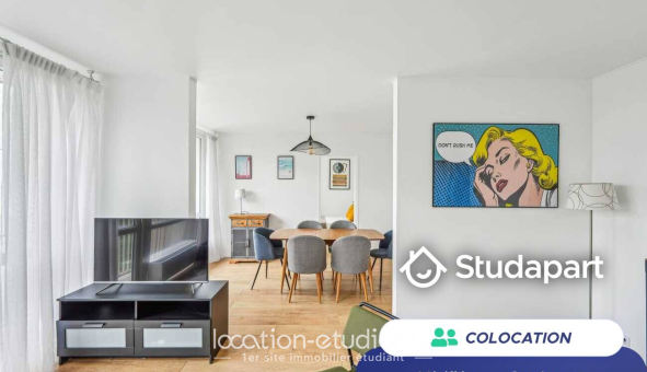 Colocation étudiante Studio &agrave; Cergy (95000)