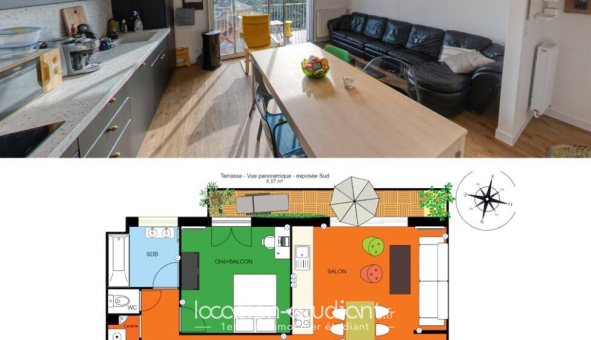 Colocation étudiante T5 &agrave; Cholet (49280)