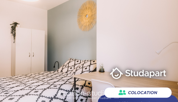 Colocation étudiante T4 &agrave; Clermont Ferrand (63000)