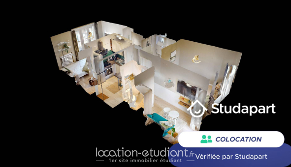 Colocation étudiante Studio &agrave; Clermont Ferrand (63000)