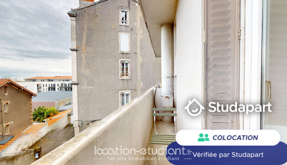Colocation étudiante Studio &agrave; Clermont Ferrand (63000)